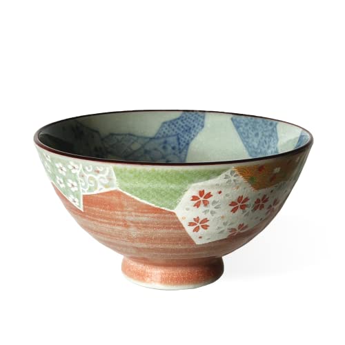 Mino Ware Japan Traditional Style Japanese Ceramics Rice Bowl Chawan Pottery, Dishwasher Microwave Safe Made In Japan (Yuuzen, Small (Nakahira)) #TOP1