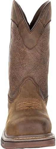 Rocky Men's Iron Skull Western Boot, Distressed Brown, 8 | Image 2