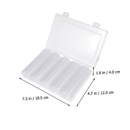 Caja organizadora transparente para monedas Lurrose miniatura 3