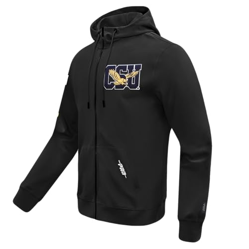 Image of Pro Standard Mens College Classic Chenille Cotton Double Knit Full Zip Hoodie