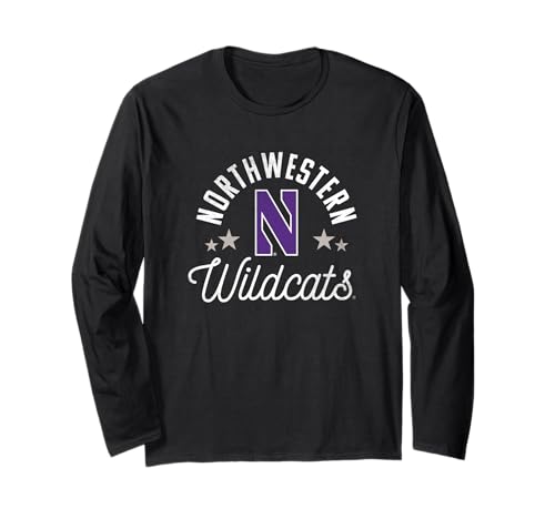 Northwestern University Wildcats Logo Long Sleeve T-Shirt