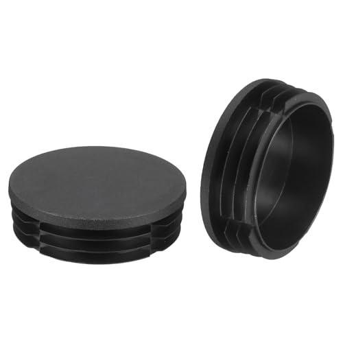 uxcell Round Plastic Plug,80mm(3.15") OD Furniture Leg Pipe Insert 2Pcs