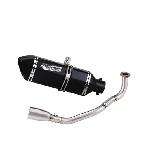 Tuyau d'échappement moto NMAX 155 collecteur inox 370mm silencieux 2020 2021 2022