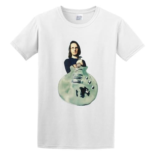 Photo de YXIAOJ Steven Wilson Mens Tshirt Black Round Neck Short Sleeves Size S