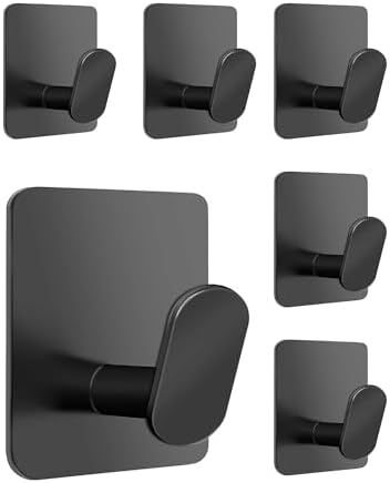 Ganci Adesivi Acciaio Inox ZUNTO - Set 4 Pezzi Per Bagno E Cucina Senza Fori - Foto 12