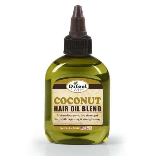 Image of Difeel Coconut Hair Oil Blend - Travel Size 2.5 oz.