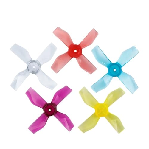 accessory 12ペア(12CW+12CCW) 1220 31mm 4ブレードプロペラ 0.8mm 1mm (ランダムカラー) FPVマイクロドローンと互換性あり(12Pairs 0.8mm Random)
