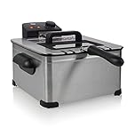 Tristar friteuse - 1 grand panier et 2 petits paniers - Thermostat réglable - Zone froide - Pièces lavables au lave-vaisselle - 5 L - 2000 W - FR-6949