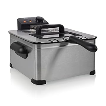 Tristar Friggitrice doppia, 1 Cestello Grande e 2 Piccoli, Volume 5 L, FR-6949