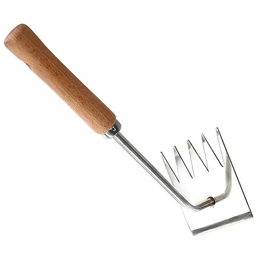 POPETPOP Attrezzo per Estirpare Erbacce in Acciaio Inox Kit Diserbatore da Giardino Strumento Rimozione Erba Diserbante Manuale Durevole Robusto