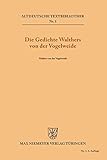 Die Gedichte Walthers von der Vogelweide (Altdeutsche Textbibliothek, 1, Band 1) - Walther von der Vogelweide 