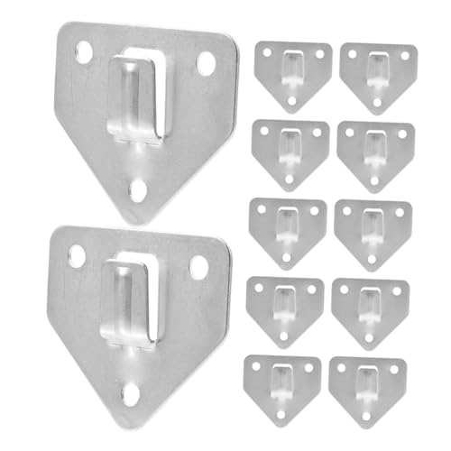 HOMOCONO 15piezas Soporte De Pared Para Extintores Ganchos Triangulares Resistentes De Hierro Galvanizado Para Montaje Seguro De Accesorios Contra Incendios