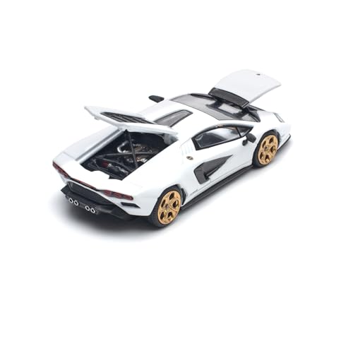 POP Race 1/64 Lamborghini Countach LPI 800-4 Bianco SIDERALE miniatura 4