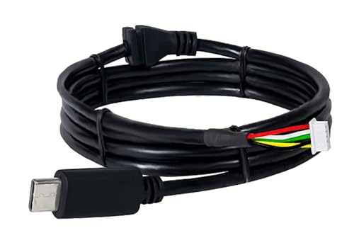 Image of Type C Cable Biometric Scanner Mantra Cable, Replacement Cable for Mantra MFS100 (Type C), 1.5M, Black