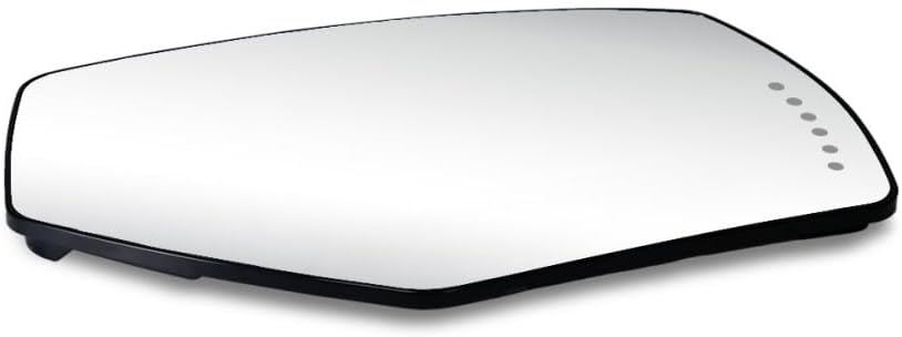 KarParts360 For GMC Sierra 1500 2014 15 16 17 2018 Mirror Glass Passenger Side | with LED Signal Light | Heated | Power | Replacement For GM1325146 | 22919749