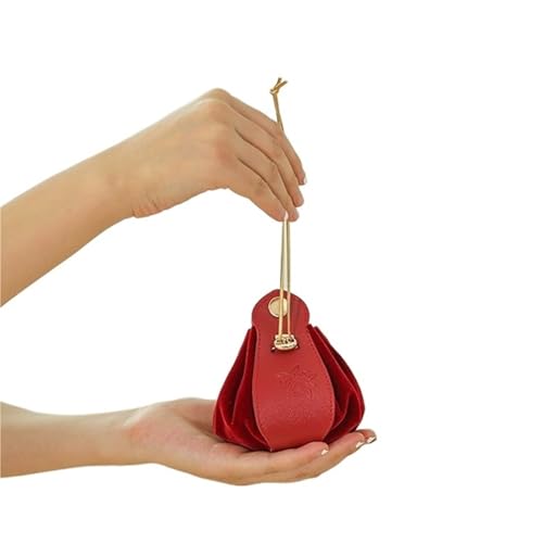 Sac pour cadeaux de mariage invités vert en cuir - 2