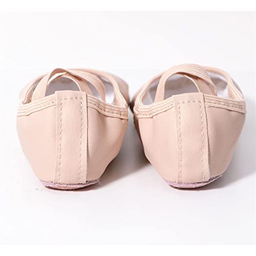 Ballet Slippers 2 Pairs Dancer Girls Point Shoes for Ballet Kids Dance Practice Slippers Professional Canvas Yoga Ballet Latin Shoes for Girls,Black-32 EU3