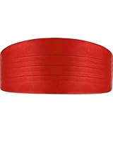 KGDUYC 1pcs Satin Kummerbund Herren Kummerbund Männer für Smoking Frack Anzug Hemd, Verstellbar Band, schärpe für tuxedo (Rot)