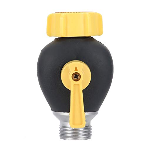 idalinya Valve Connector Garden Hose Shut Off Valve 3/4 MNPT DN20 Zinc Alloy Straight Single Pass Ball Valve Connector for Garden Use