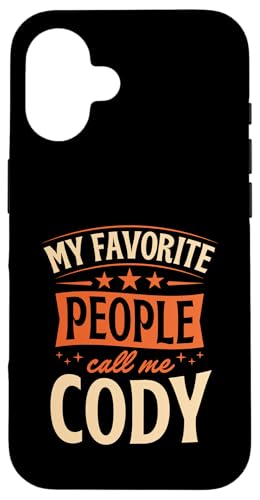 My Favorite People Call Me Cody ���O���� �X�}�z�P�[�X iPhone 16 �p
