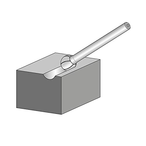 PFERD HM milling bit, Ball Shape KUD, All-Round Teeth, milling bit Diameter 12 mm, Shaft Diameter 6 mm, Length 51 mm - Image 4