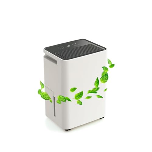 Image of HINISO 16L Smart WiFi Compressor Dehumidifier for Home, Bedroom & Basement up to 3200 Sq.ft with Built-in Ionizer Air Purifier, 3.2L Tank, Clothes Drying Mode, Auto Defrost & Quiet Operation