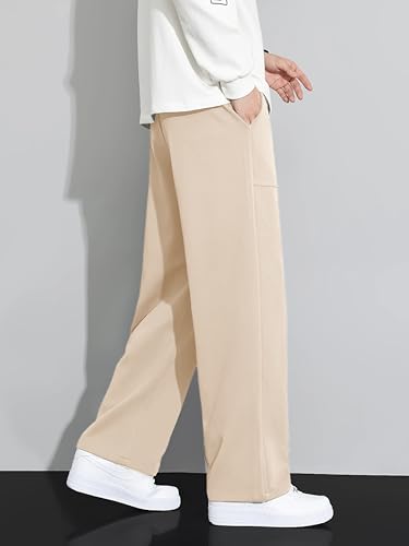Image of Samfor Mid Rise Stretchable Baggy Track Pants for Men - Premium Polycotton Causal Baggy Fit Jogger