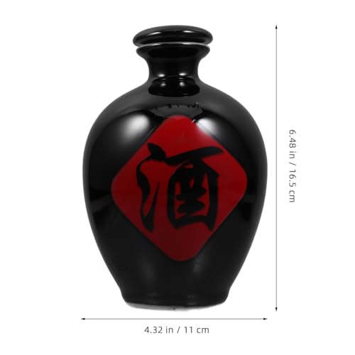 Solución elegante para servir bebidas: botella de vino de cerámica 5
