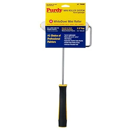 Purdy 14A784014 Jumbo Mini Roller Frame with White Dove Roller Cover, 14 inch x 3/4 inch