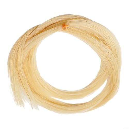 Capelli naturali per archi di violino in fibre naturali per riacconciare archi standard per violino utilizzati su violini di dimensioni standard e frazionati (3/4)