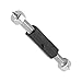 VideoPUP Cassette Repair Device, Electrical Box Repair, 86 Type Universal Cassette Repairer Screw 10 Screws Tools Sturdy Switch and Socket Adjustable +1 Wrench(Black+Silver)