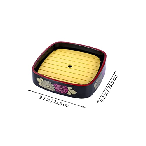 Plato sushi multifunción con patrón clásico de crisantemo miniatura 2