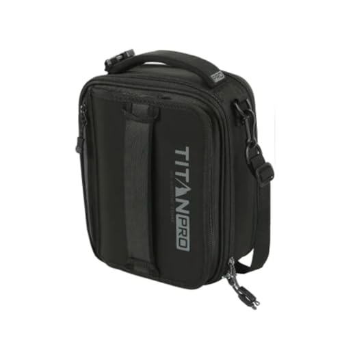 Titan PRO Expandable Lunch Box by Arctic Zone with Ice Walls & Leak-Proof Bento Keeps Food Cold Up to 6 Hours (Black)