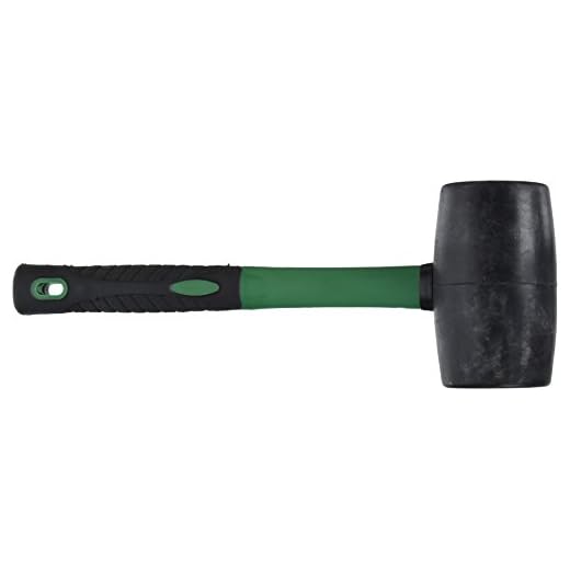 Allied 32 OZ BLACK TIP RUBBER MALLET W/FIBERGLASS HANDLE