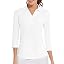 3/4 Sleeve-white