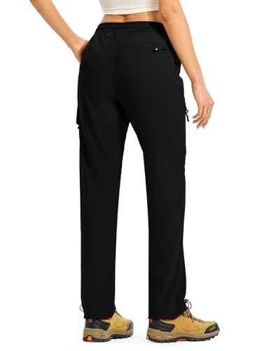 Gopune Women's Hiking Cargo Pants Lightweight Quick Dry Water Resistant Camping Work Travel Pants2