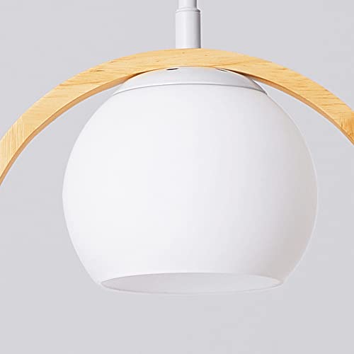 Accesorios de iluminación colgante E27 en techo de madera maciza 7