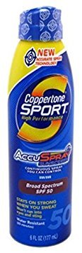 Coppertone Continuous Spf50 Spray Sport 6 Ounce Water-Resistant (177ml) (2 Pack)