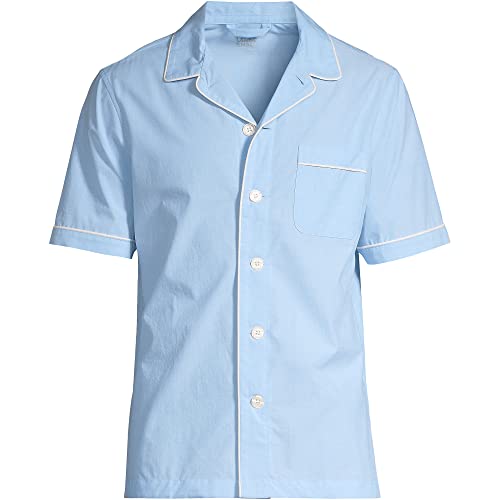 Lands' End Men's Short Sleeve Essential Pajama Shirt3