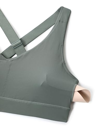 Image of CRZ YOGA Butterbreeze Cross Back Sports Bras | Medium Support, Removable Pads, Training, Fast Dry, Scoop Neck, Cut-Out, Adjustable Wide Straps, for Women