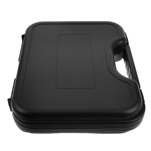 HIAKDOFT Estuche Plástico Grande para Micrófono Condensador, Caja De Almacenamiento Resistente e con Interior Ajustable para Accesorios y Equipo De Grabación Portátil