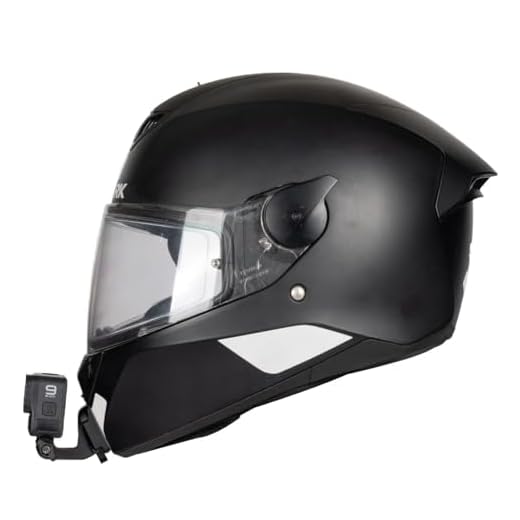 Shark D SKWAL Customize Aluminum Motorcycle Helmet Chin Mount Kits for GoPro and Insta360 Etc. Action Camera with Adhesive Pads and J Hook Mount