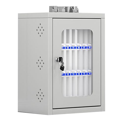 Armoire téléphone portable acier coffre-fort mural 48 compartiments à clé