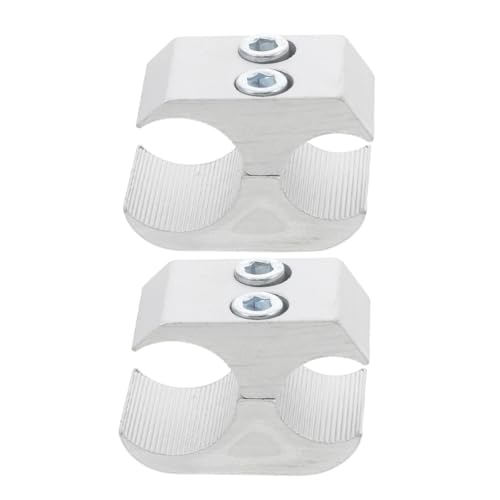 FOMIYES 2Pcs Wheelchair Pipe Connector Clamp Cane Holder Durable Wheelchair Accessories for Secure Pipe Fixing and Support