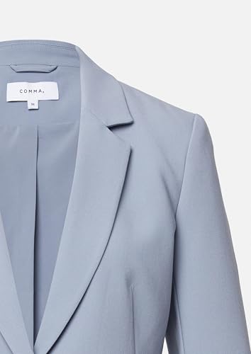 Comma Taillierter Blazer mit Reverskragen und Leistentaschen