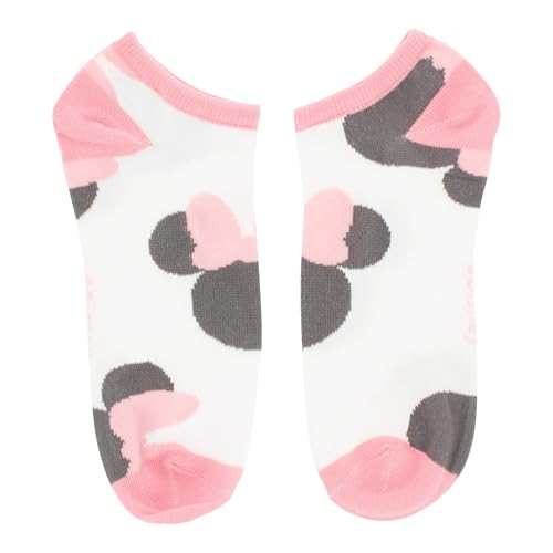 Berkshire Fashions Minnie Mouse Pastel Icons Women's Ankle Socks 6-Pair Pack3