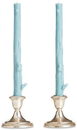 Stick Candles/Cedar Casting/Beeswax/Pair