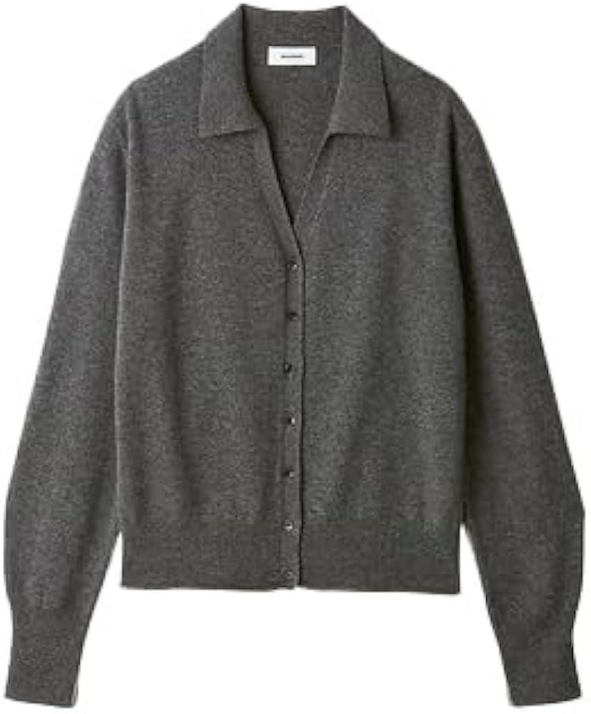 Amazon | [ミースロエ] washableオープンカラーデザインカシミアニット