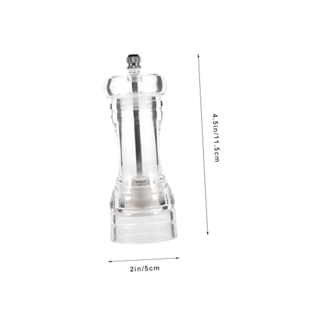 Refillable Manual Mill with Ceramic Core Portable Grinder for Kitchen Seasoning Multi Use Spice Tool for Home Cooking