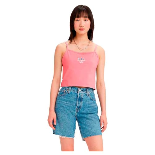 Débardeur Graphic 90's Tank Top Femme Levi's en coton gris pour un style rétro